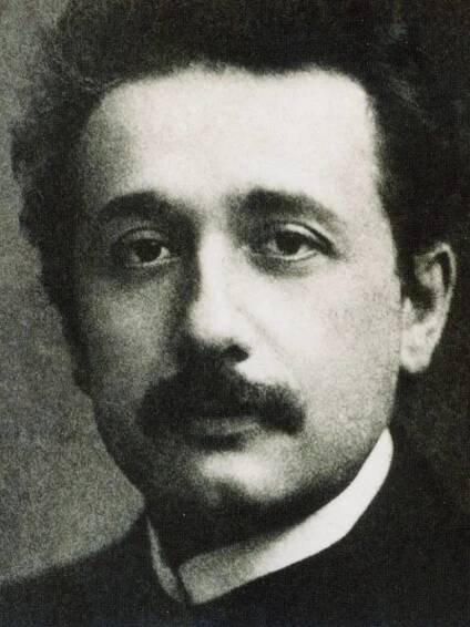Albert Einstein, pictured here in 1911, around the time he lived in Prague. Photo credit: Wikipedia commons. 