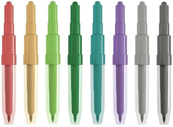 Centropen Foukací fixy na papír Air Pens Metalic 8 ks