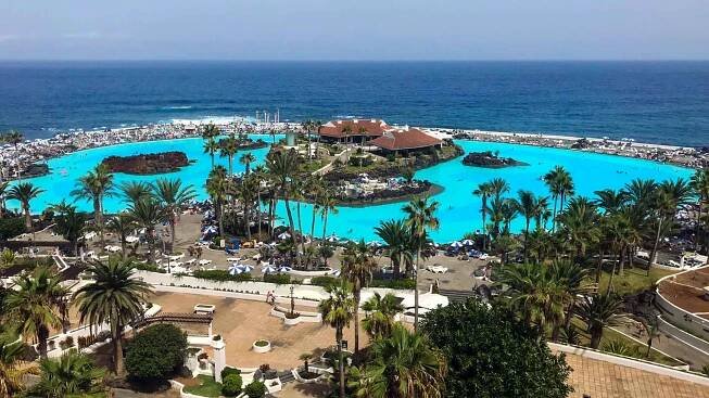 tenerife lago martianez puerto de la cruz