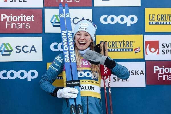 Huge Day for American Skiing: Diggins Claims Sixth Win of Season in Falun