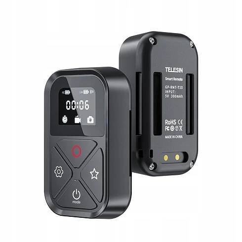Dálkové ovládání s LCD obrazovkou pro kamery GoPro 8 9 10 11 MAX GP-RMT-T10 Značka TELESIN
