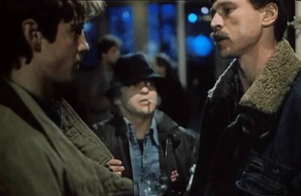 Josef Nedorost s Janem Potměšilem a Romanem Skamene ve filmu Bony a klid. 