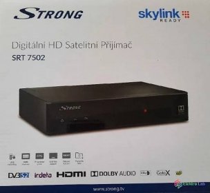 Predám DVB-S2 HD SAT prijímač Strong SRT 7502 SKYLINK READY, Prešov