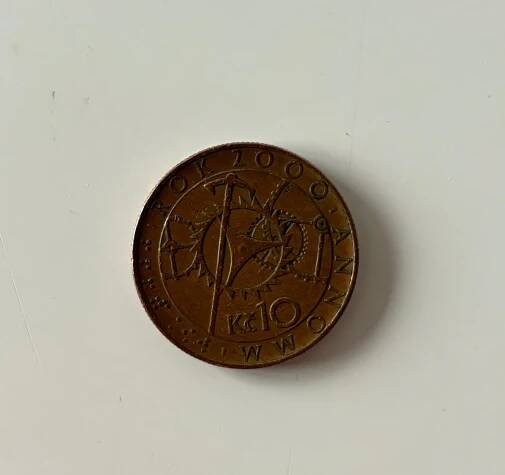 Vzácná 10Kč 2000 wonna - Numismatika