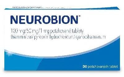 Neurobion 100mg/50mg/1mg, 30 potahovaných tablet