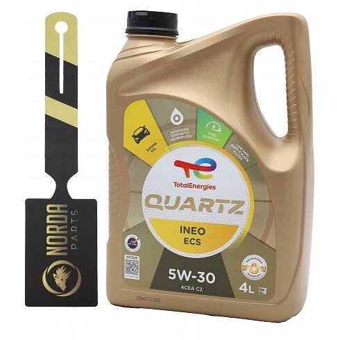 OLEJ 5W-30 TOTAL QUARTZ INEO ECS 4 L + Fiszka Olejová Norda Parts