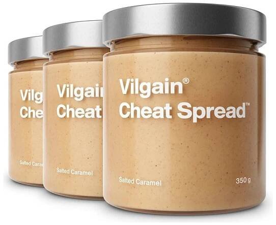Vilgain Cheat Spread – 3× slaný karamel 350 g - Svět ořechů