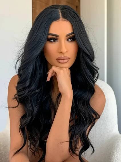 Fall Hair Color Ideas for Dark Hair in 2025 Voluminous Jet Black with Subtle Wave
