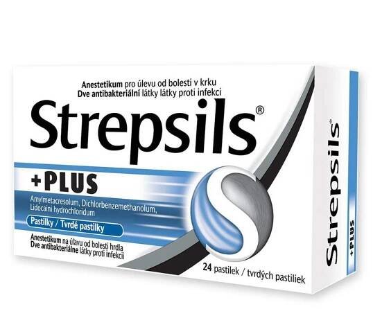 Strepsils Plus 24 pastilek