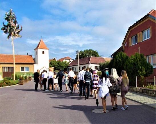 Posvícení - zavádění po vsi 20.8.2022 - Oficiální stránky obce Žerůtky