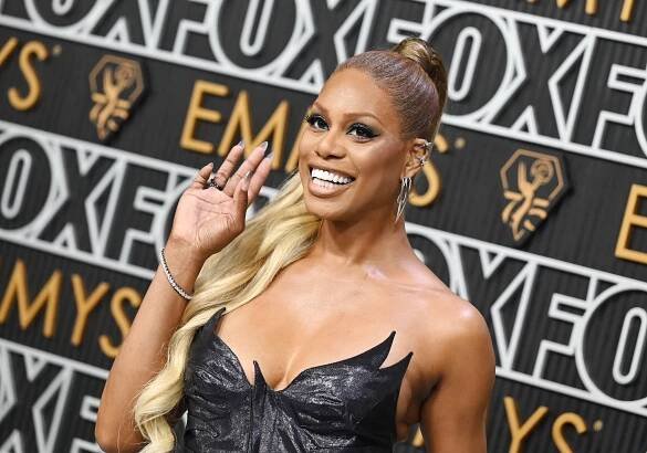 Laverne Cox at the 75th Primetime Emmy Awards held at the Peacock Theater on January 15, 2024 in Los Angeles, California. (Photo by Gilbert Flores/Variety via Getty Images)