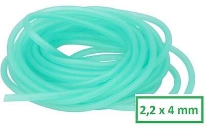 Hadička na olej - mazání 2T skútrů - 2,2 x 4 mm - průhledná /10 cm od 3 Kč - Heureka.cz