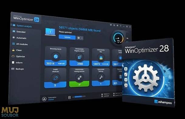 Ashampoo Win­Optimizer 28⁠ ke stažení zdarma | Mujsoubor.cz - Programy a hry ke stažení