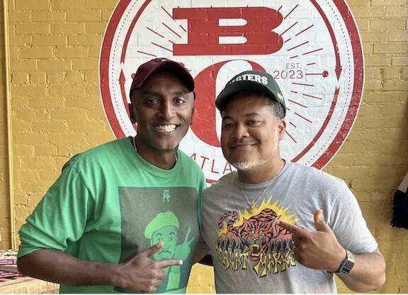 Marcus Samuelsson and Mike Jordan