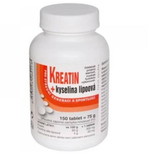 NATURVITA Kreatin+Kyselina lipoová tbl.150