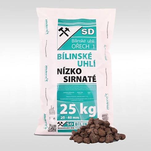 Bílinské uhlí ořech 1 - Ridepal