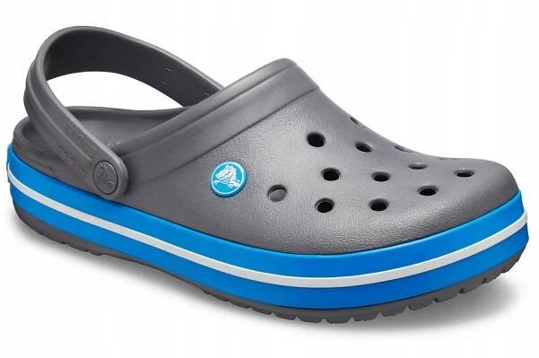 Crocs Crocband Clog 11016-07W M10 43-44 šedé nazouváky klasické Crocsy