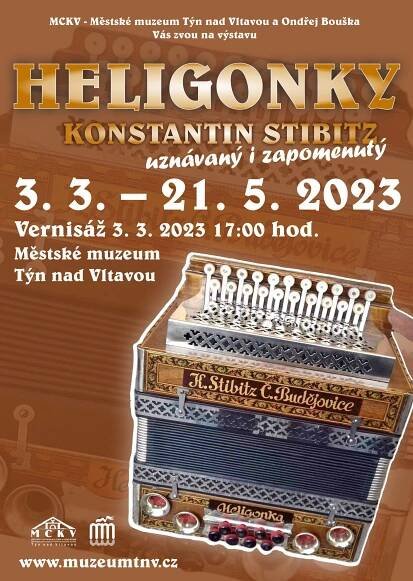 Muzeum v Týně nad Vltavou otevírá výstavu heligonek