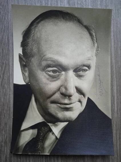 Foto s podpisem František Kreuzmann (herec)