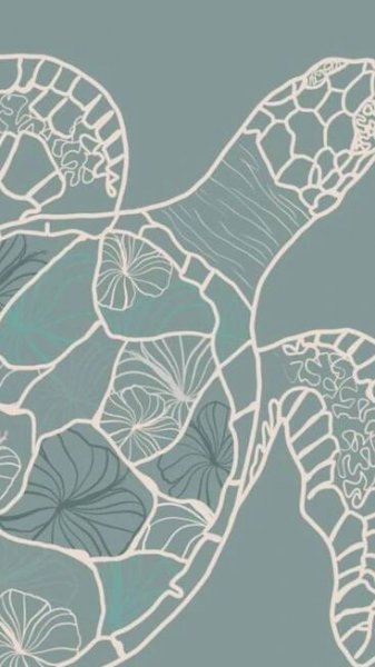 Pin by Karol Luna on Tortugas in 2025 | Summer wallpaper phone, Phone wallpaper patterns, Cute patterns wallpaper