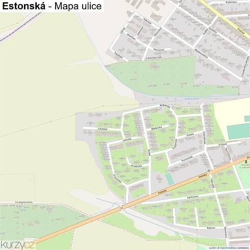 Estonská - mapy | Kurzy.cz