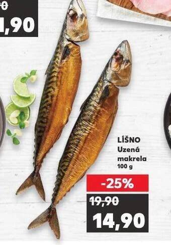 Kaufland Líšno uzená makrela nabídka
