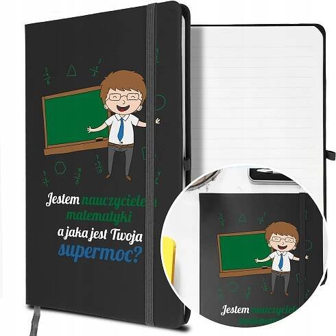 NOTES Plánovač A5 Dárek pro UČITELE MATEMATIKY