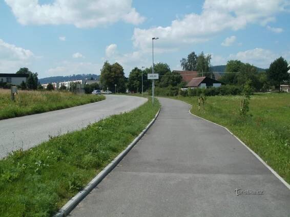 Cyklostezka  Holín - Jičín