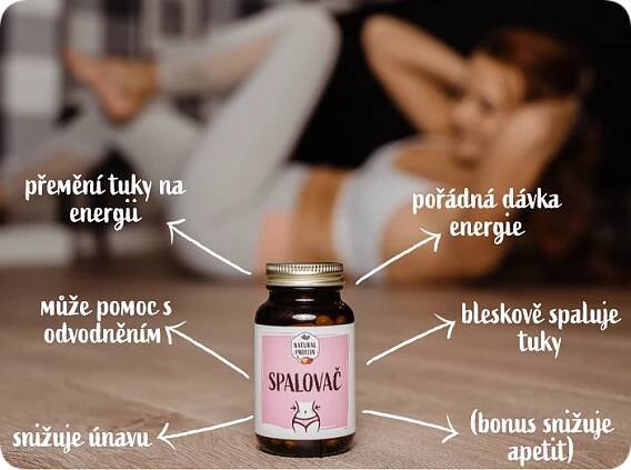 NaturalProtein Spalovač 60 cps.