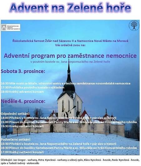 Adventní program pro zaměstnance novoměstské nemocnice