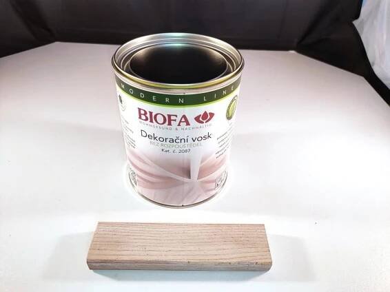 BIOFA Dekorační vosk - 375 ml bílý
