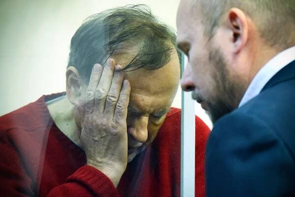 Russian professor Oleg Sokolov attends a court hearing in Saint Petersburg .