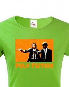 Dámské tričko Pulp Fiction Zelená
