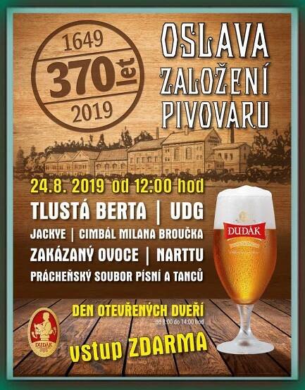 STRAKONICE: Pivovar Dudák chystá na srpen oslavy svého 370. výročíZa krásnější Vimperk