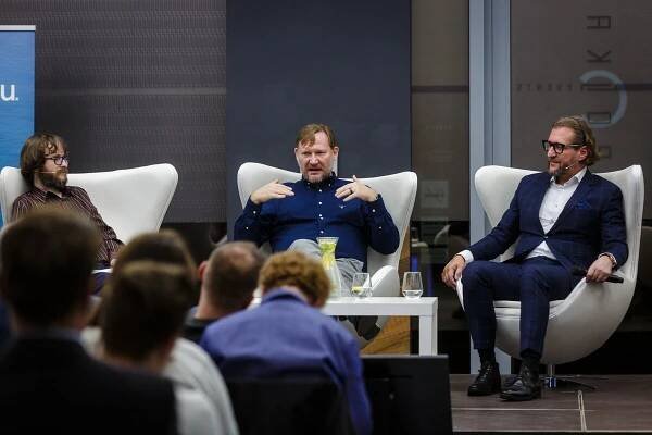 Fotka: Radovan Vávra a Richard Watzke během roadshow ke společnému projektu