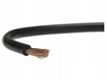 Kabel kabel ohebné lanko LGY 0,75mm2 Černý 5m