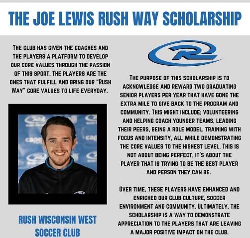 Joe Lewis Rush Way Scholarship 