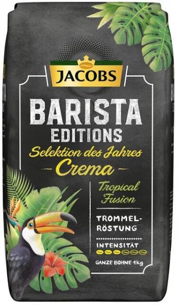 Jacobs Barista Tropical Fusion zrnková 1 kg od 360 Kč