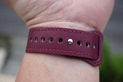 Apple Watch Leather Purple13