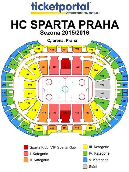 HC Sparta Praha » Prohlídka O2 areny pro permanentkáře