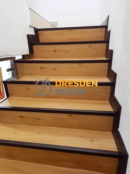Residential 3.0mm PVC Korean Vinyl Staircase