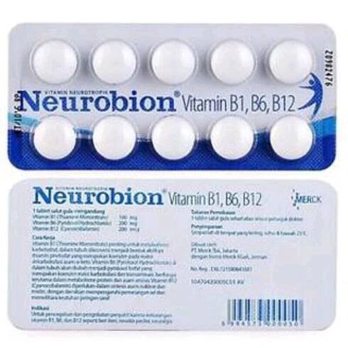 60 tablet Neurobion Vitamin B1, B6, B12 pro úlevu od necitlivosti, brnění a nervů