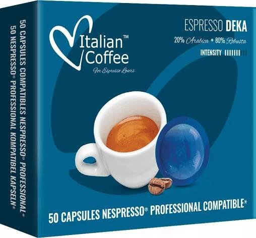 Deka (káva bez kofeinu) 50 kapslí pro NESPRESSO PROFESSIONAL
