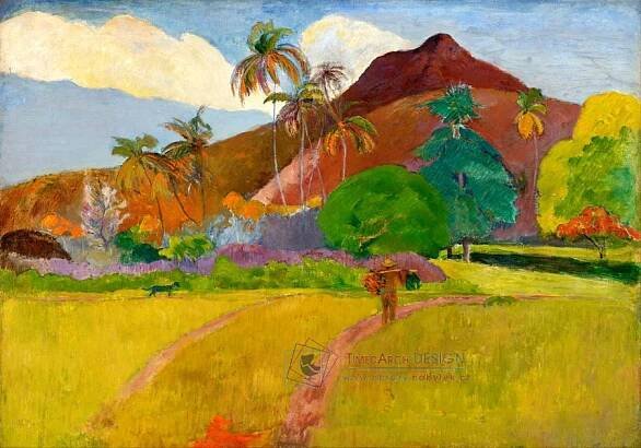 R9-5 Paul Gauguin - Hory na Tahiti