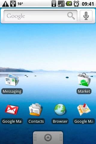 android donut homescreen