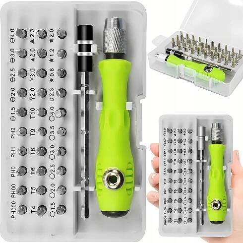SADA PŘESNÝCH ŠROUBOVÁKŮ ŠROUBOVÁK MAGNET TORX BITY 32V1