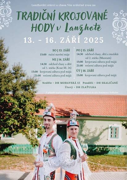 Krojované hody Lanžhot - Slovácko
