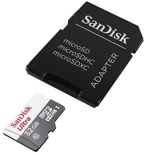 SanDisk Ultra/ micro SDHC/ 32GB/ UHS-I U1 / Class 10/ + Adaptér