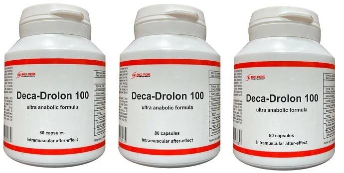 DECA DROLON 100 - 80 uzávěrů. - ULTRA ANABOLICKÝ VZOREC, růst svalů, testosteron