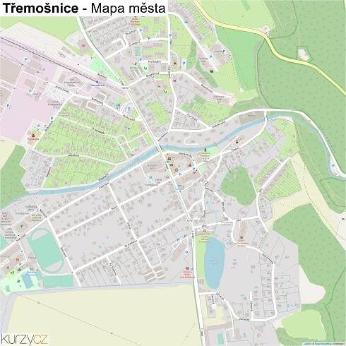 Třemošnice - mapy | Kurzy.cz